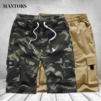 Summer Mens Outdoor Camouflage Cargo Shorts Pocket Cotton Casual Half Pants Mid Waist Drawstring Loose Shorts Overalls 7XL 8XL