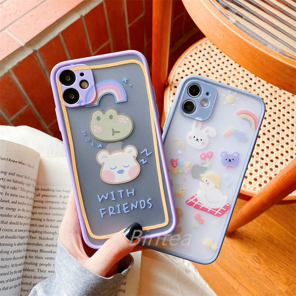 Cute Animal Case for Xiaomi Poco X3 Pro X3 NFC M3 Redmi Note 10 Pro Redmi