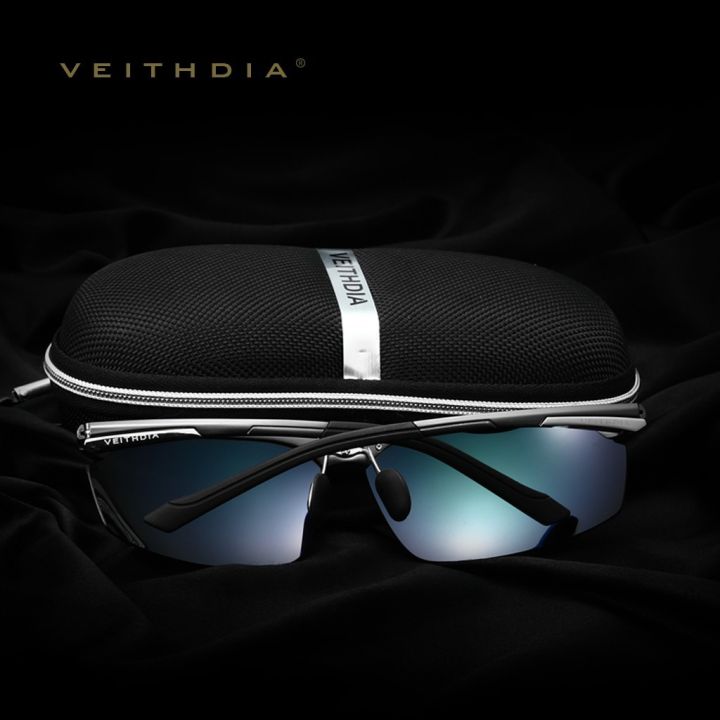 veithdia-แว่นกันแดดเลนส์กระจกอลูมิเนียม