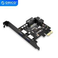 ORICO PVU3-2O2I เดสก์ท็อป2พอร์ตพร้อมการ์ด PCI Express USB3.0 USB3.0การ์ดอะแดปเตอร์ตัวควบคุมฮับ19Pin