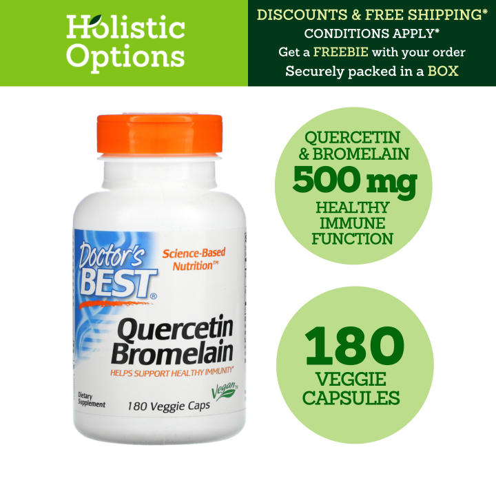 Quercetin Bromelain, 180 Veggie Caps Lazada PH