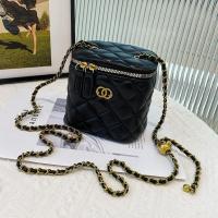 2023▣ This year popular hot style diamond box package package brim joker bucket chain adjustable inclined bag single shoulder bag