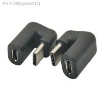 180 Degree Up Down Angled Micro USB Female to USB 3.1 Male Type C Adapter Charging And Data Transmission Extension Cord