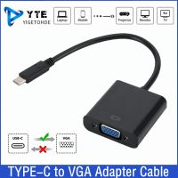 YIGETOHDE TYPE C to Female VGA Adapter Cable USB-C USB 3.1 to VGA Converter For Macbook 12inch Chromebook Pixel Lumia 950XL