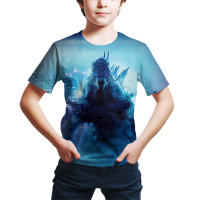 （Can Customizable）Movie Godzilla Vs Kong 3D Print Childrens Summer T-Shirts Boy Girl Cute Tops（Adult and Childrens Sizes）