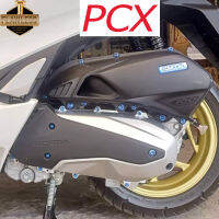 Flawless-Ti Gr5ฮอนด้า PCX 160เหวี่ยงปกปั๊มน้ำด้านหน้าดิสก์เบรกคาลิปเปอร์สวิงอาร์มไอเสียท่อติดตั้งสายฟ้ากรองอากาศปกติดตั้ง M6 M8 M10ที่มีอยู่