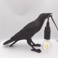 LED bird table lamp Italian designer lucky bird wall lamp crow modern resin bedroom bedside lamp dining room wall decor Fixtures