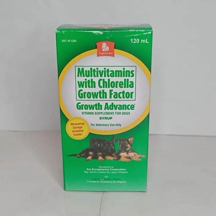 [VETKLIX II] GROWTH ADVANCE 120ml Multivitamins With Chlorella Growth ...