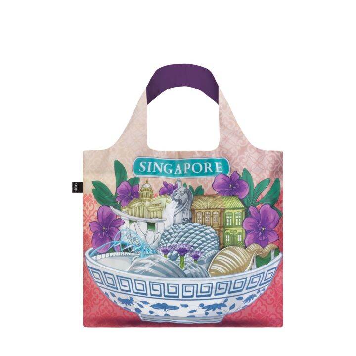 Loqi Urban Bag - Sights Of Singapore | Lazada