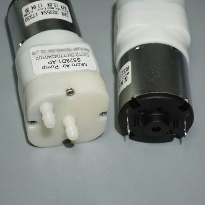 มอเตอร์แปรงถ่าน-dc-5v-12v-528ปั๊มลมการไหลขนาดใหญ่4ช่องอากาศปั๊มสูบลมตกปลาป่า-diy-ปั๊มออกซิเจน