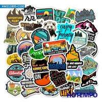 50/100 Pieces Travel Wild Adventure Outdoor Hike Climb Camping Phone Laptop Guitar Bike Motorcycle Car Waterproof Stickers Pack