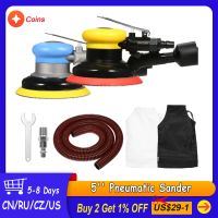 Air Random Orbital Sander 5 Vacuum Air Sander 12000rpm/13000rpm Pneumatic Sandpaper Polished Grinding Machine Pneumatic Sander