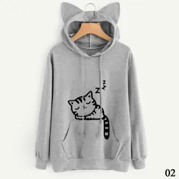 Girls cat deals ear hoodie