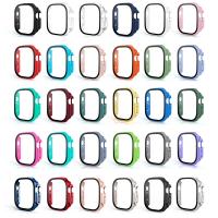 Glass Cover For Apple Watch case ultra 49mm smartwatch PC Screen Protector Bumper Tempered Accessories iwatch series ultra case