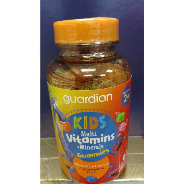 Guardian Multivitamin + Minerals Kids Gummies 60's Lazada