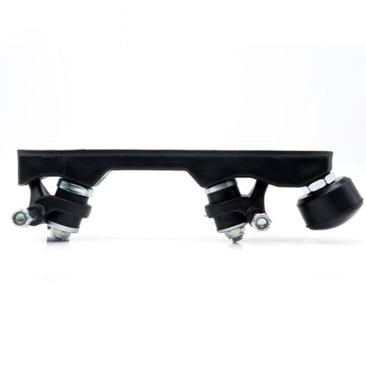 base-four-wheel-two-row-skate-bracket-skate-base-bottom-plate-with-roller-skate-toe-stoppers-270mm