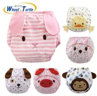 1Pcs Mother Kids Baby Bare Cloth Diapers Animal Pattern Reusable Infants Children Cotton Diaper Training Panties Nappy Changing Cloth Diapers