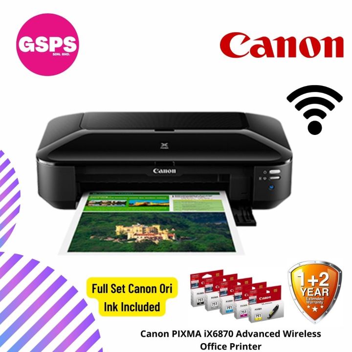 Canon Pixma Ix6870 Advanced Wireless Office Printer Lazada 5024