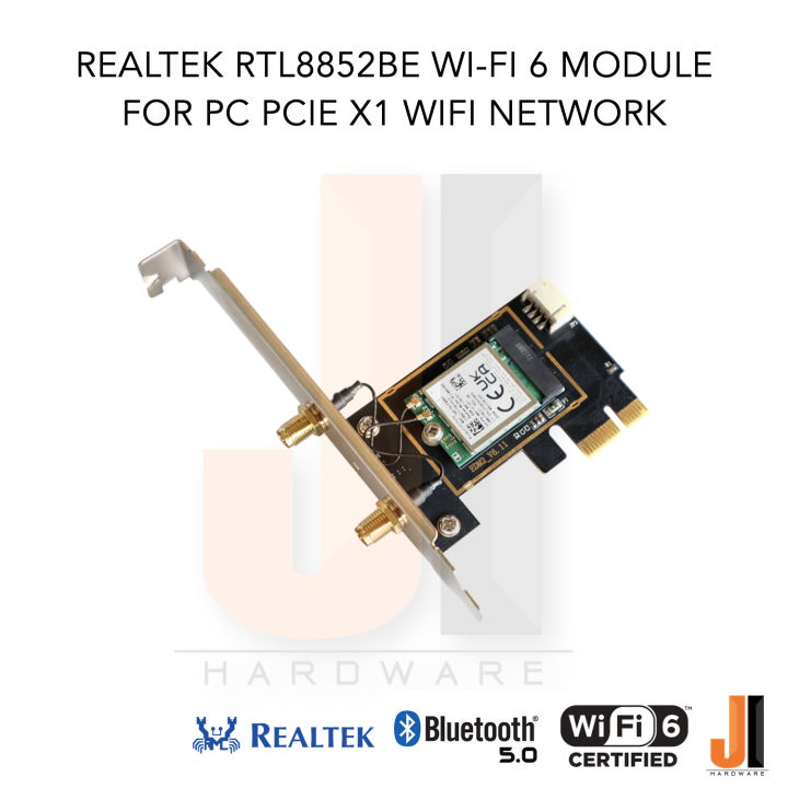 realtek-rtl8852be-wi-fi-6-module-pcie-x1-card-wireless-lan-bluetooth-v-5-0-dual-band-antenna-8dbi-ของใหม่มีการรับประกัน