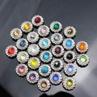 【CW】 leather craft turquoise diamond design studs and rivet 12sets/lot