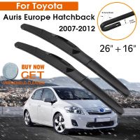 Car Wiper Blade For Toyota Auris Europe Hatchback 2007 2012 Windshield Front Window Wiper 26 quot; 16 quot; LHD RHD Auto Accessories