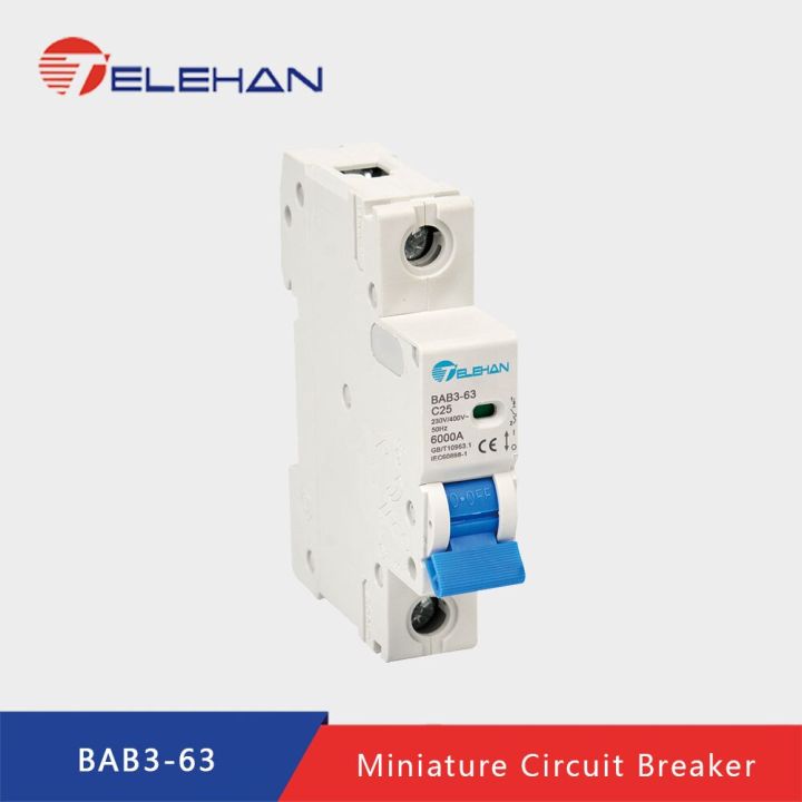 โทรศัพท์6ka-mcb-mcb-interruptor-design-6000a-6-10-16-25-32-40-63a-miniature-circuit-breaker-6ka-breaker-อัตโนมัติ