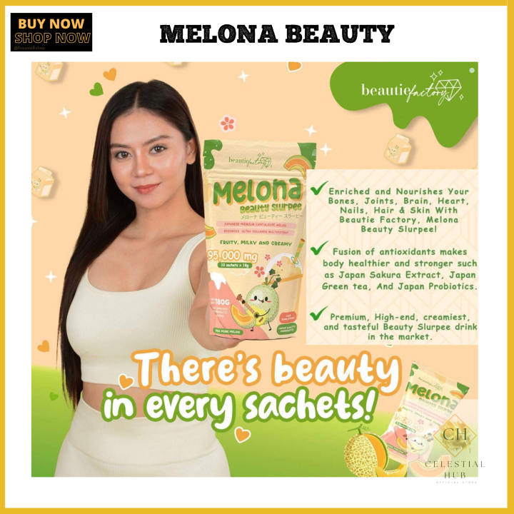 Melona Beauty (MELON FLAVOR) Slurpee Beautie Factory Collagen Japan