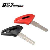 Motorcycle Essories Black / Red ABS Plastic Blank Key For Ducati Scrambler 400 800 1100 Ut Blade Keys