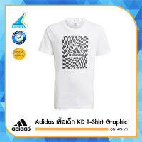 Adidas เสื้อเด็ก KD T-Shirt Graphic GN1474 #128 - 164 WH (700)