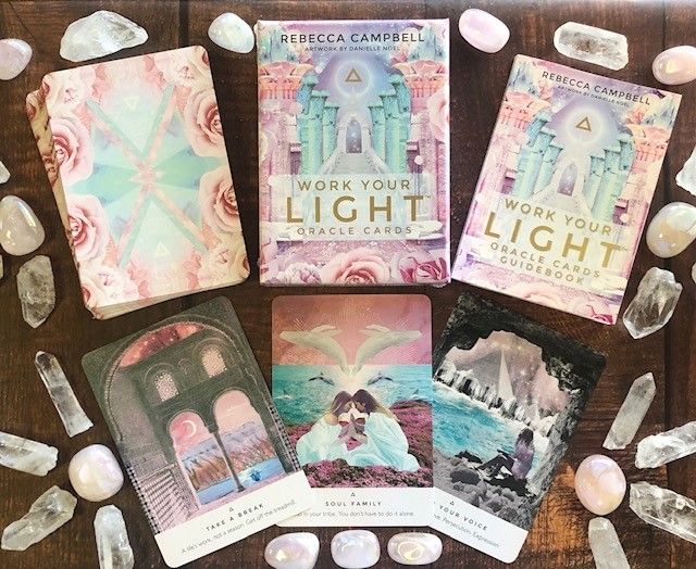 Work Your Light Oracle Cards: A 44-Card Deck and Guidebook by Rebecca ...