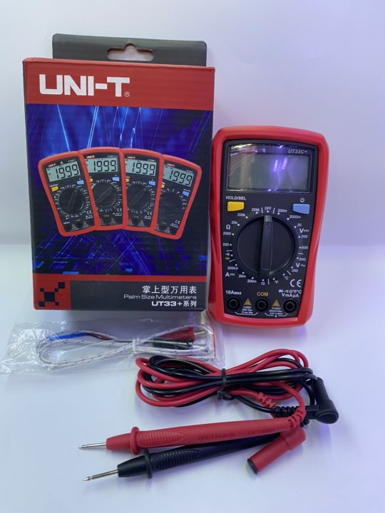 uni-t-ut33c-ดิจิตอลมัลติมิเตอร์-วัดอุณหภูมิได้ด้วย