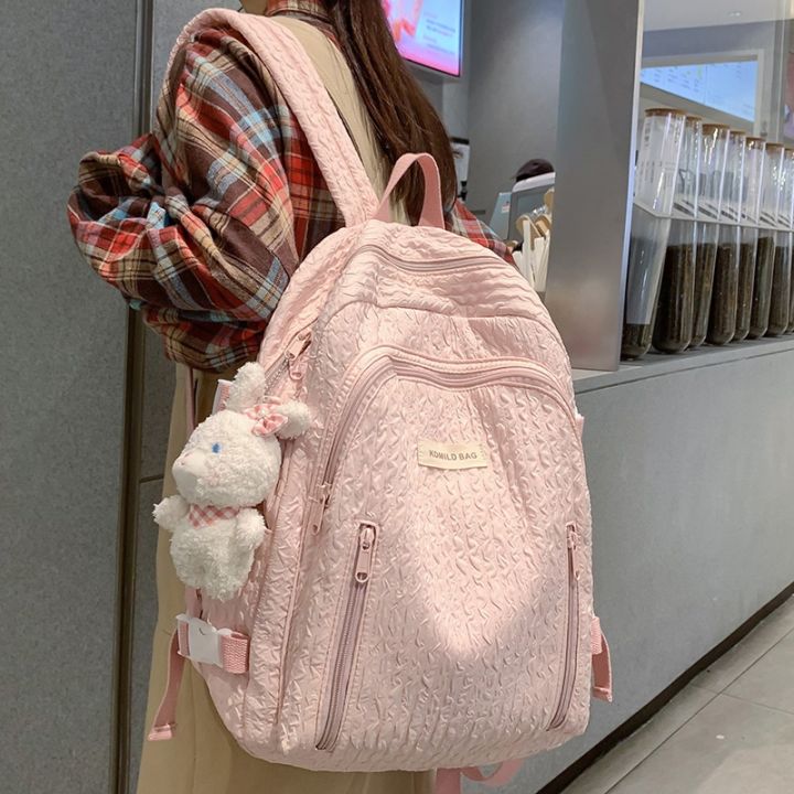 กระเป๋าน่ารักเด็กผู้หญิงสำหรับนักเรียนหญิง-ใหม่แล็ปท็อปสตรีแฟชั่นวิทยาลัยสุดน่ารัก