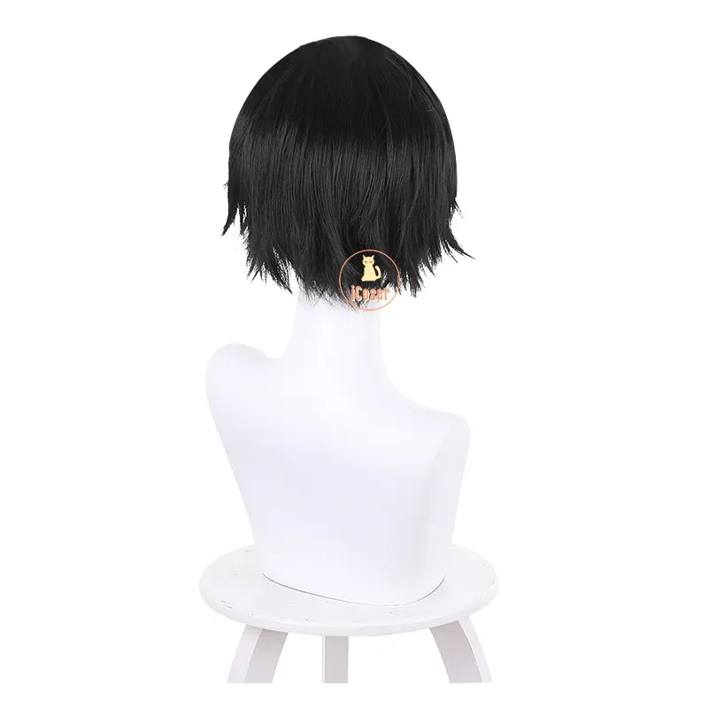 Anime The Eminence In Shadow Kagenou Cid Cosplay Costume Wig Black