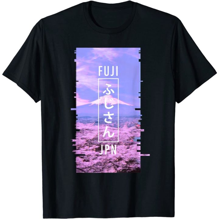 เสื้อยืด-พิมพ์ลาย-mt-fuji-สไตล์ญี่ปุ่น-rpnw
