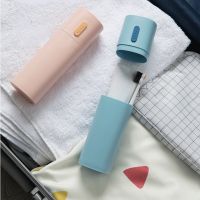 ✔™ Portable Toothbrush Holder Toothpaste Storage Case Wash Cup Outdoor Travel Camping Shaving Brush Organizer Bathroom Accessories