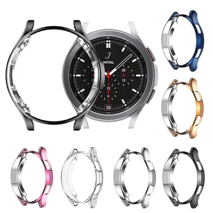 case-for-samsung-galaxy-watch-4-classic-46mm-42mm-tpu-plated-all-around-anti-fall-screen-protector-cover-bumper-42-46-mm-nails-screws-fasteners