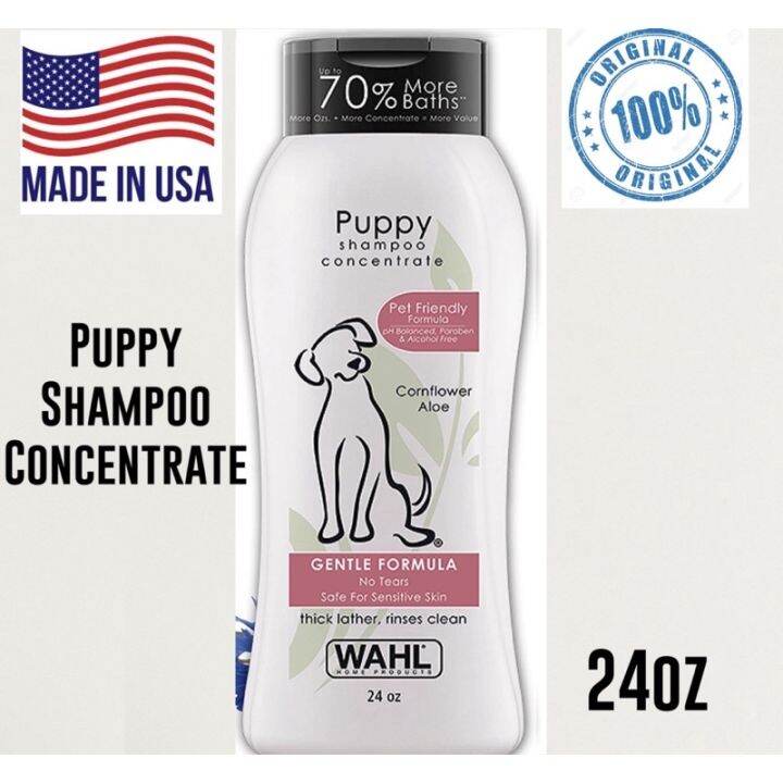 Wahl 🇺🇸 🇺🇸 PUPPY shampoo concentrate 100 natural ingredients 24oz