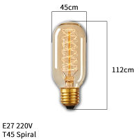 Retro Vintage Edison Bulb E27 40w 220v Ampoule Vintage Bulb Edison Lamp Filament Incandescent Light Bulb Retro Lamp Indoor Decor