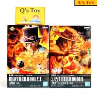 Set ซาโบ้ &amp; เอส [มือ 1] Brotherhood II ของแท้ - Sabo &amp; Ace Brotherhood II Onepiece Stampede Banpresto วันพีช