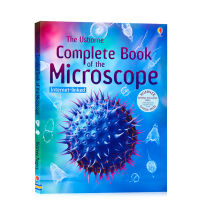 Complete book of the microscope in English original and genuine complete book of the microscope Microbial Science enlightenment bioscience learning reference book full color illustration produced by Usborne