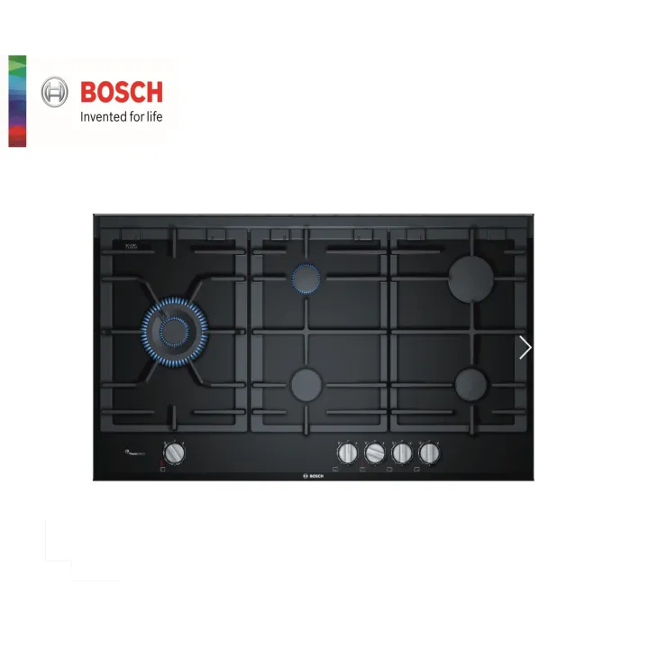 Bosch Series 8 90cm Gas Hob Ceramic Glass, FlameSelect PRS9A6D70 Lazada