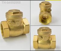 ❖☈♚ DN15 /DN20/DN32 Thread Swing Check Valve Brass 1/2 3/4 /1 BSPP High Pressure water pipe check valve PPR