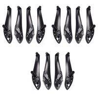 12X Car Accessories for 3 Series F30 316D 318D F31 320I 325D 11-19 Inner Doors Panel Handle Pull Trim Cover (Black)