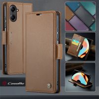 เคสสำหรับ Realme 10 11 Pro PLus Realme11Pro Realme10Pro 5G เคสหน้ังกลับมือถือช่องเสียบบัตรแป้นยึดกระเป๋าสตางค์กันกระแทก