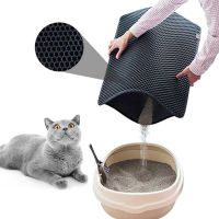 Cat Litter Mat Paw Print Anti-slip Dog Cat Foot Mat PVC Easy Clean s Cat Mat Litter Catcher Mat Home Products