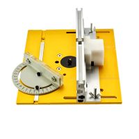 Router Table Insert Plate For Woodworking Benches Table Saw With Miter Gauge Guide Aluminium Profile Fence Sliding Brackets