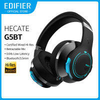 EDIFIER G5BT Wireless Gaming Headset Hi-Res 40Mm Driver Unit 45Ms Latency 40H เวลาเล่น Dual-Mic ENC RGB Lighting