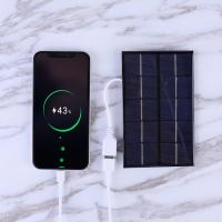 Polysilicon Sb Charging Board Portable Panel Charger 5w/3w/1w Solar Panel Kit Complete Solar Epoxy Solar Panel Rechargeable Mini Wires Leads Adapters