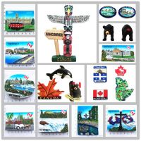 Canada Montreal Vancouver Victoria Etc. Fridge Magnets Tourism Souvenir Refrigerator Magnetic Sticker Collection Handicraft Gift