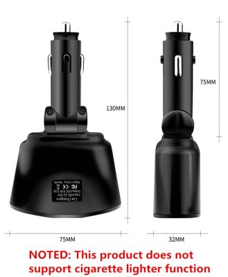 3.1A USB คู่ที่ชาร์จแบตในรถจอแสดงผล LCD 2พอร์ต12-24V ไฟแช็คที่จุดบุหรี่ที่ชาร์จแบตในรถเร็วแต่งรถอะแดปเตอร์ชาร์จไฟ